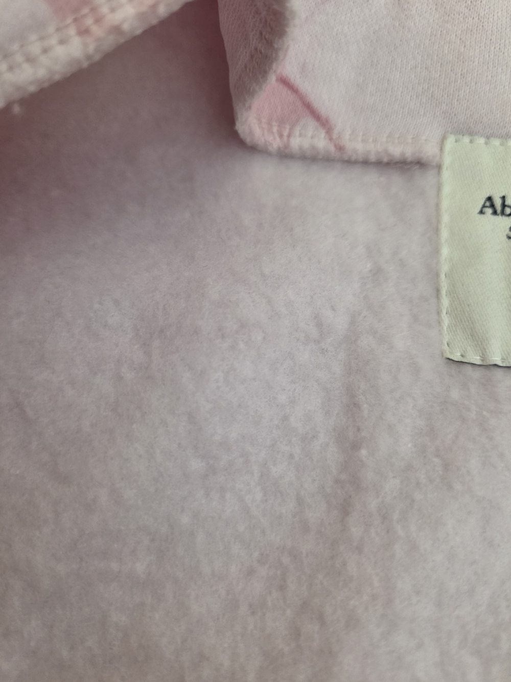 Abercrombie & Fitch Pink Floral Print Sweatshirt - Picture 4 of 4